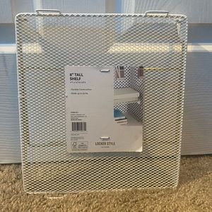 12” Mesh locker shelf